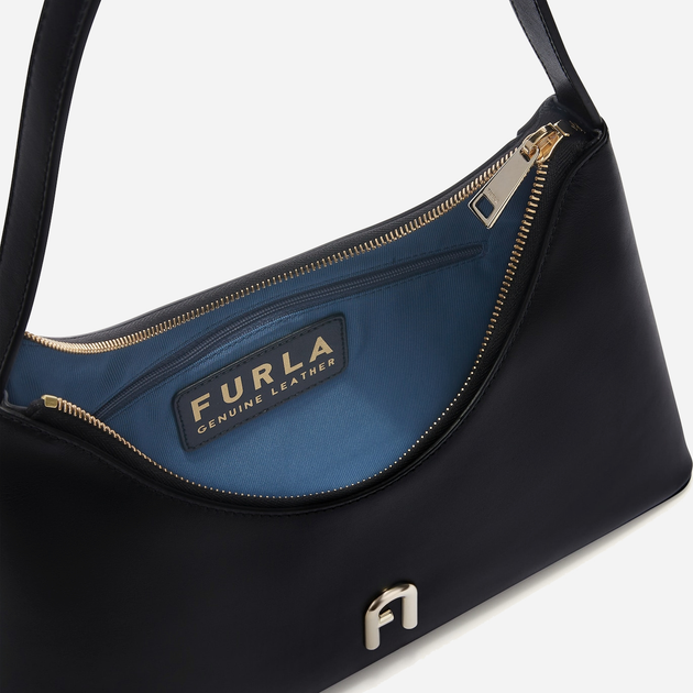 Torebka bagietka damska ze skóry naturalnej Furla WB00782AX0733O60009107 Czarna (8050597365350) - obraz 4
