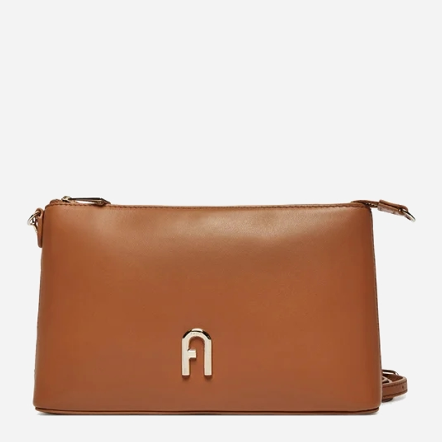 Torebka crossbody damska ze skóry naturalnej Furla WE00615AX0733RY0001007 Brązowa (8050597537641) - obraz 1