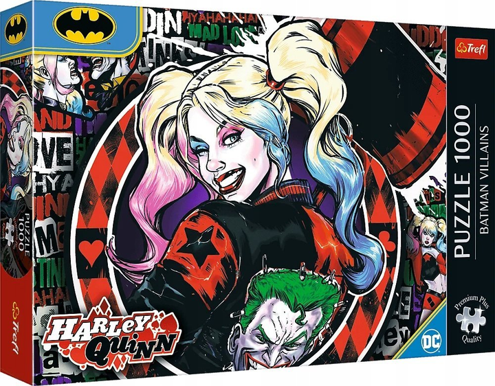 Пазл Trefl Premium Plus Quality Batman Villains Harley Quinn 1000 елементів (5900511108378) - зображення 1