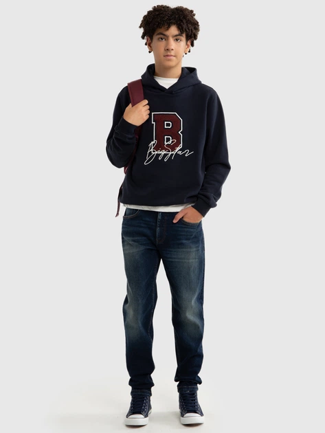 Підліткові джинси для хлопчика Big Star Noah 523 146 см Темно-сині (5900714775179) - зображення 3