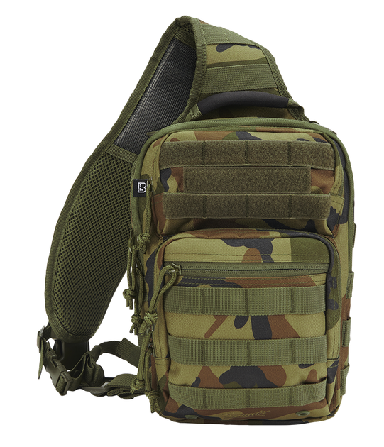 Тактичний рюкзак Brandit-Wea US Cooper sling medium 8036-10-OS woodland - зображення 1