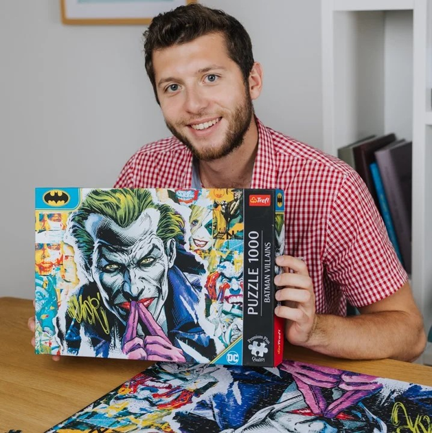 Пазл Trefl Premium Plus Quality Batman Villains Joker 1000 елементів (5900511108361) - зображення 6