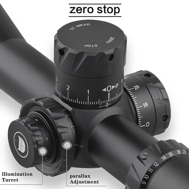 Оптичний приціл Discovery Optics HD 5-30X56 SFIR FFP Zero Stop Gen II - зображення 2