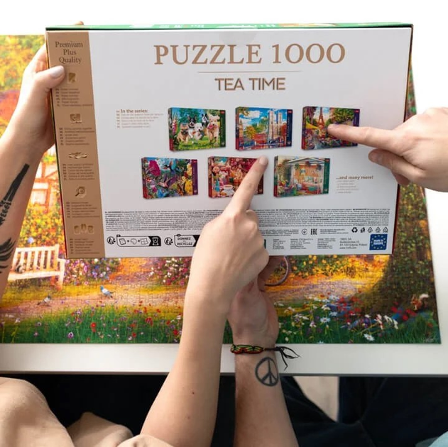 Пазл Trefl Premium Plus Quality Tea Time Сад колібрі 1000 елементів (5900511108064) - зображення 4