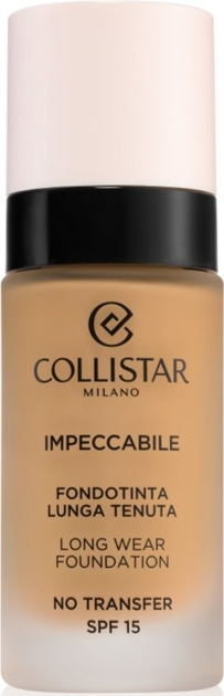 Podkład do twarzy Collistar Impeccabile długotrwały SPF 15 4 G Gold Sand 30 ml (8015150132114) - obraz 1