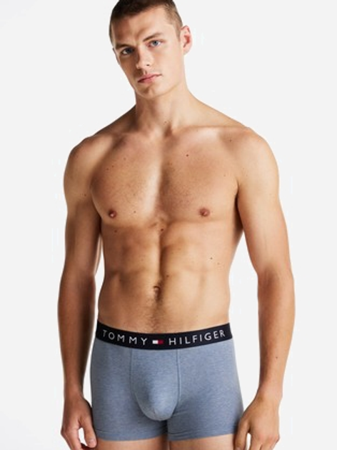 Zestaw majtek boxer męski Tommy Hilfiger UM0UM03399 S 3 szt Niebieski (8720637188286) - obraz 2