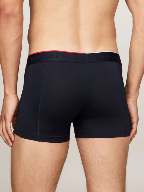 Набір трусів-боксерів чоловічих Tommy Hilfiger UM0UM03388-0YW XXL 3 шт Темно-синій (8720637190357) - зображення 3