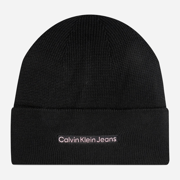 Шапка жіноча Calvin Klein K60K612651 One Size Чорна (8720639564965) - зображення 1