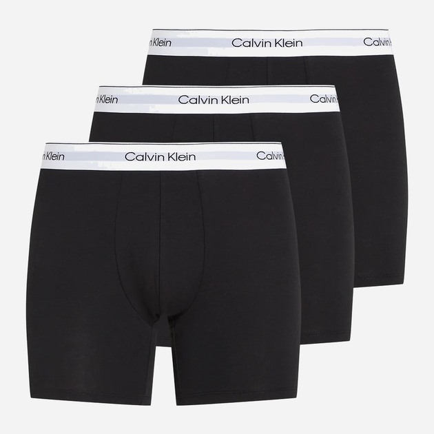 Zestaw majtek boxer męski Calvin Klein 000NB3964A S 3 szt Czarny (8720639725601) - obraz 1