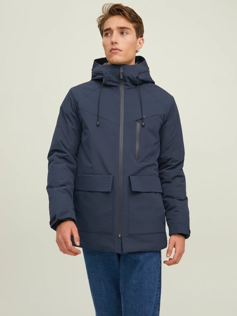 Куртка Jack&Jones Kaiser Parka Синій 2XL 12216910 - Фото 1 Куртка Jack&Jones Kaiser Parka Синій 2XL 12216910 - зображення 1