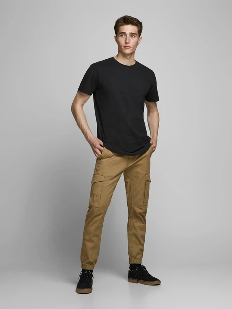 Футболка Jack & Jones Organic cotton Black Чорний XS 12113648 - зображення 2