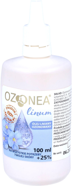 Olejek do ciała Ozonfix Linum 100 ml (5904730836425) - obraz 1