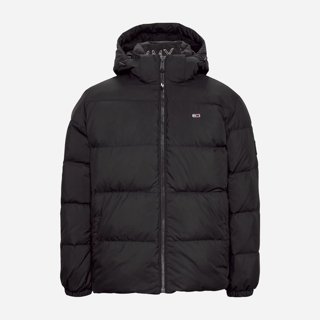 Пуховик зимовий короткий чоловічий Tommy Hilfiger DM0DM19786-BDS XXL Чорний (8720637318652) - зображення 6