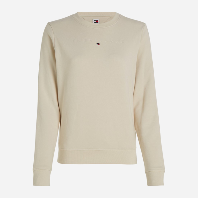 Bluza damska bez kaptura Tommy Hilfiger DW0DW17323-ACG XS Beżowa (8720645938750) - obraz 4