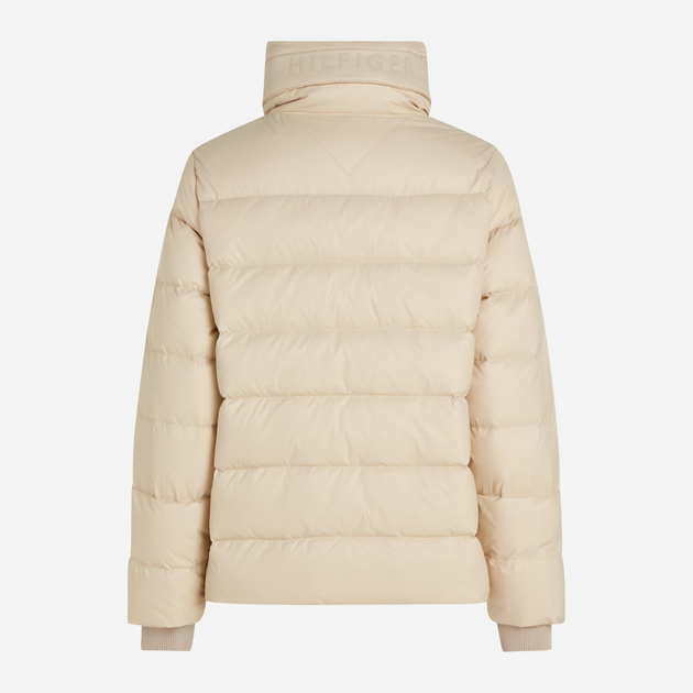 Пуховик зимовий короткий жіночий Tommy Hilfiger WW0WW43118-ACI L Бежевий (8720637659298) - зображення 6
