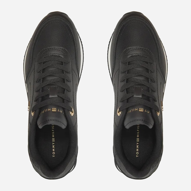 Sneakersy damskie skórzane Tommy Hilfiger FW0FW08285-BDS 37 Czarne (8720636815459) - obraz 4