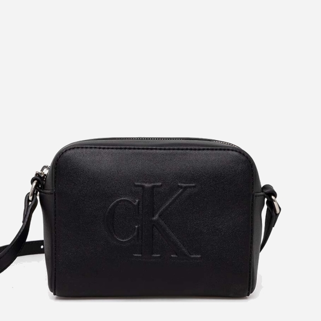 Torebka crossbody damska Calvin Klein K60K612726 Czarna (8720639557417) - obraz 2