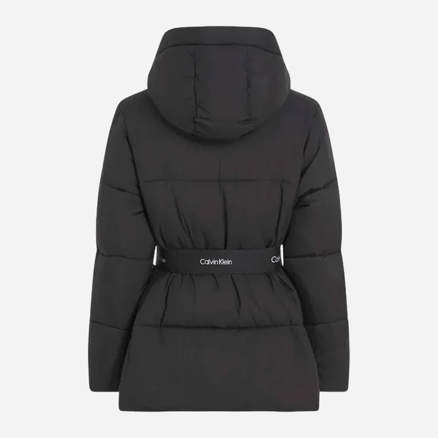 Пуховик зимовий короткий жіночий Calvin Klein J20J224107-BEH XL Чорний (8720639429295) - зображення 4