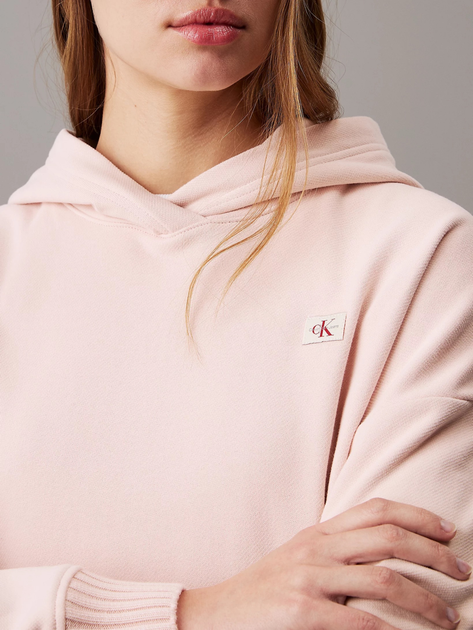 Худі жіноче Calvin Klein J20J224173-TER M Світло-рожеве (8720639428748) - зображення 4