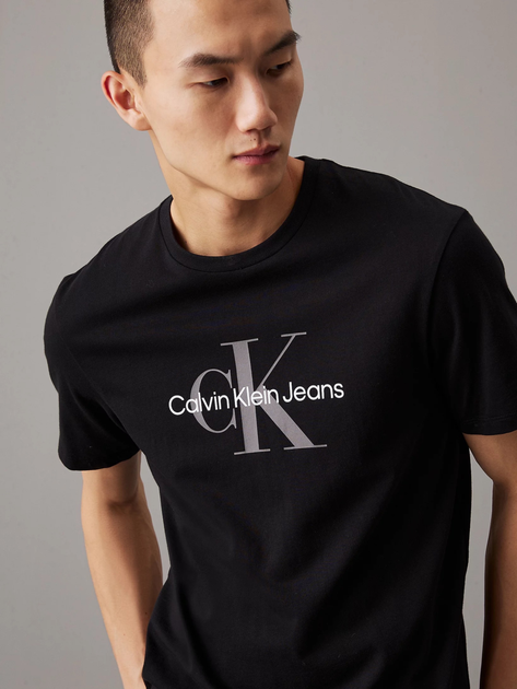 Koszulka męska bawełniana Calvin Klein 00040EM286-UB1 M Czarna (8720639846368) - obraz 4