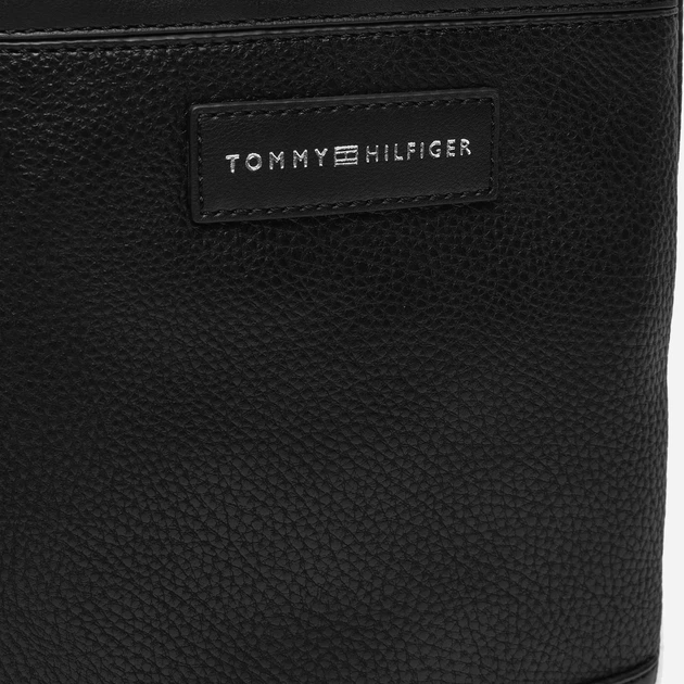 Сумка планшет через плече чоловіча Tommy Hilfiger AM0AM12708-BDS Чорна (8720637870082) - зображення 4