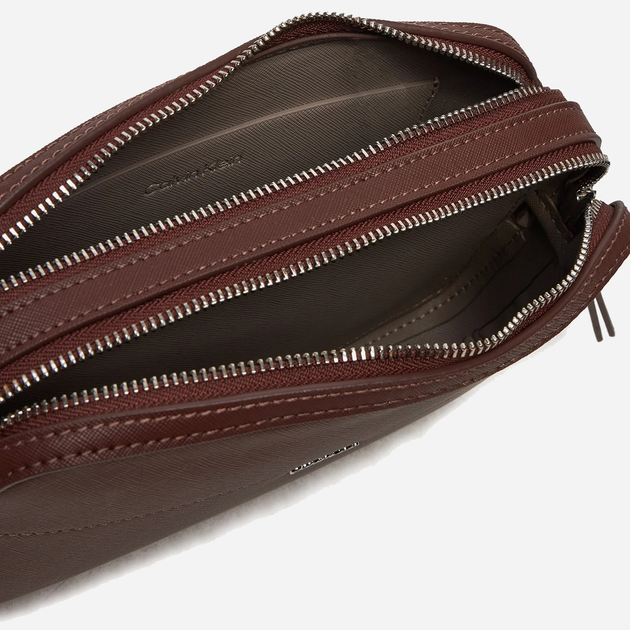Сумка крос-боді через плече жіноча Calvin Klein K60K612571-HJM Коричнева (8720639578801) - зображення 3