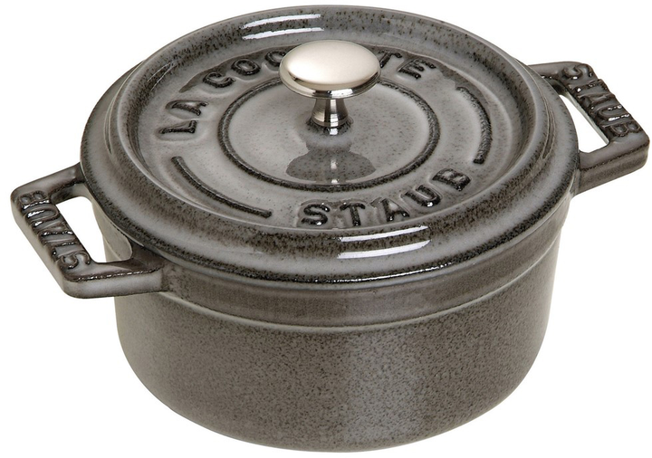 Garnek Staub Mini Cocotte Grafitowy 250 ml (3272341010186) - obraz 1