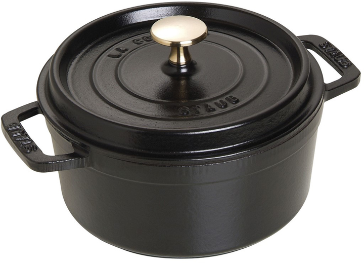 Garnek Staub La Cocotte Czarny 1.7 l (3272341018250) - obraz 1