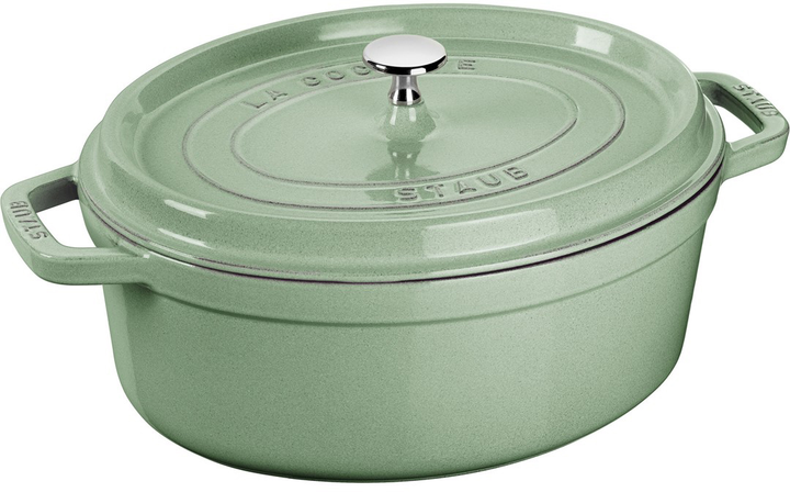 Каструля Staub La Cocotte овальна М'ятна 4.2 л (3272340056598) - зображення 1