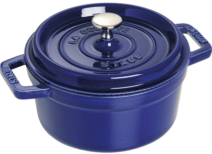 Garnek Staub La Cocotte Niebieski 2.6 l (3272341022912) - obraz 1