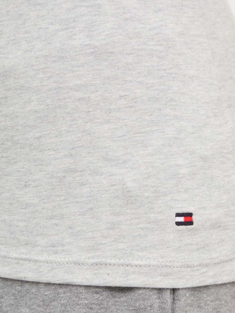 Набір футболок бавовняних жіночих Tommy Hilfiger UW0UW05525-0WV S 2 шт Білий/Сірий (8720637174272) - зображення 5