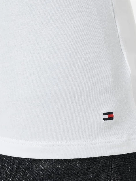 Zestaw koszulek damskichch Tommy Hilfiger UW0UW05525-0WV S 2 szt Biały/Granatowy (8720637182666) - obraz 6