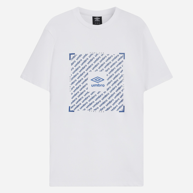 Футболка хлопковая длинная мужская Umbro Ftbl Box Graphic Tee 66554U-13V S Белая (5063178240901) - Фото 5 Футболка хлопковая длинная мужская Umbro Ftbl Box Graphic Tee 66554U-13V S Белая (5063178240901) - изображение 5