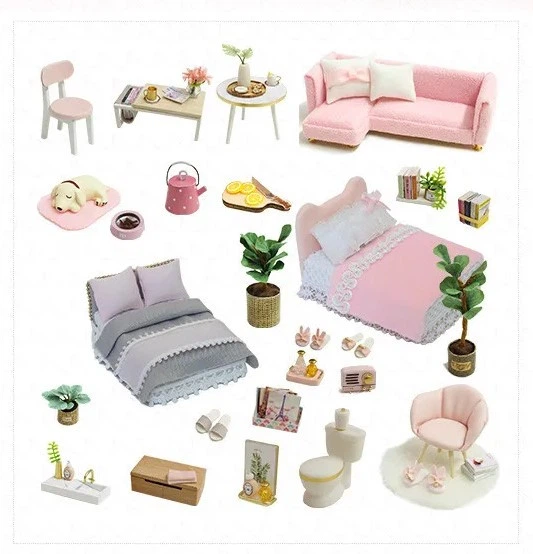 Румбокс 3d интерьерный конструктор DIY House Girlish Dream - Фото 10 Румбокс 3d интерьерный конструктор DIY House Girlish Dream - изображение 10