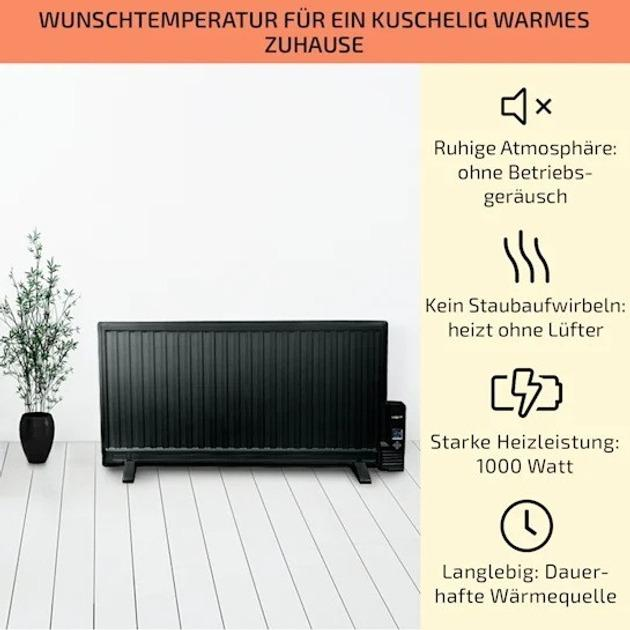 Масляный обогреватель OneConcept Wallander 1000W (10033103) - изображение 2