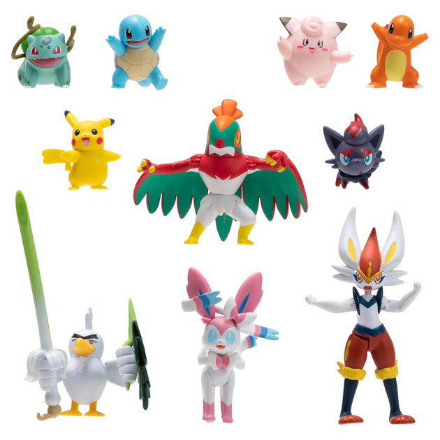 Фігурка Jazwares Pokemon Bitewne Multipack 10 шт. (191726507758) - зображення 2