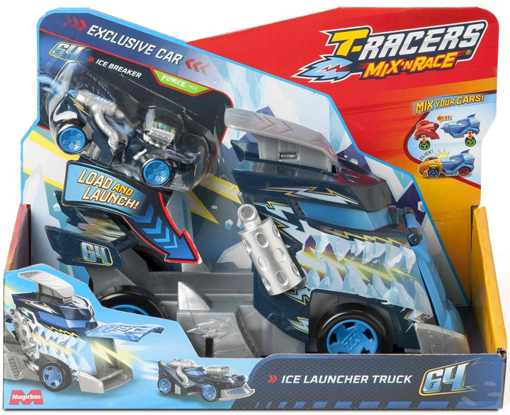 Pojazd Magic Box T-Racers Mix 'N Race Ice Launch (8431618032084) - obraz 1