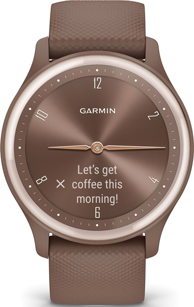 Спортивний годинник Garmin Vivomove Sport Cocoa (010-02566-02) - зображення 3