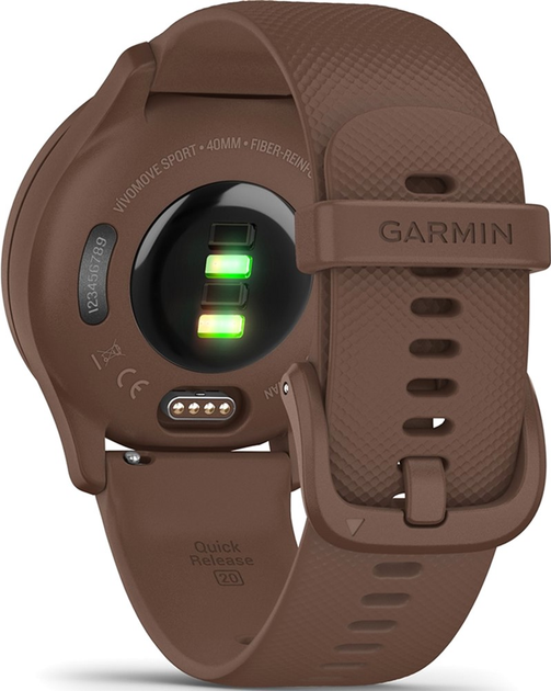 Спортивний годинник Garmin Vivomove Sport Cocoa (010-02566-02) - зображення 7