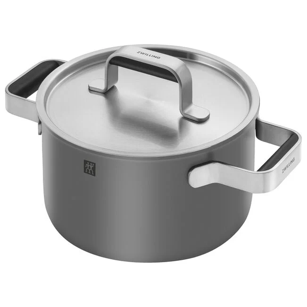 Набор кастрюль Zwilling Pure из 5 предметов серый нержавеющая сталь для индукции - изображение 9
