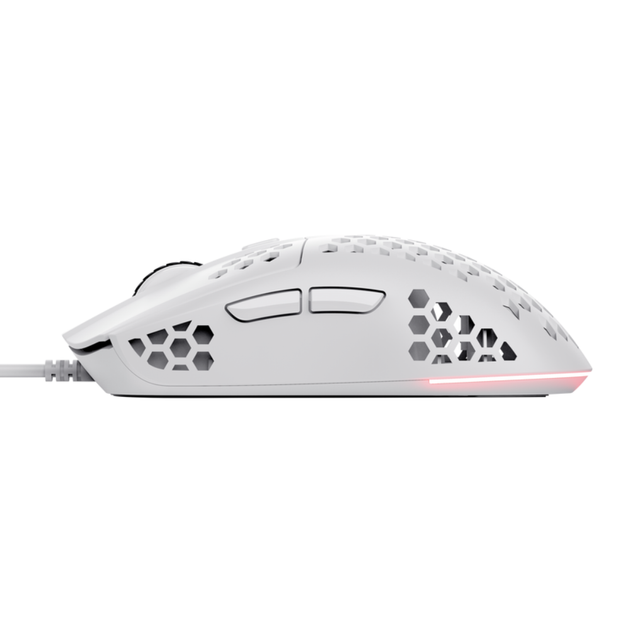 Мишка ігрова Trust GXT 928W Helox дротова RGB White - зображення 3