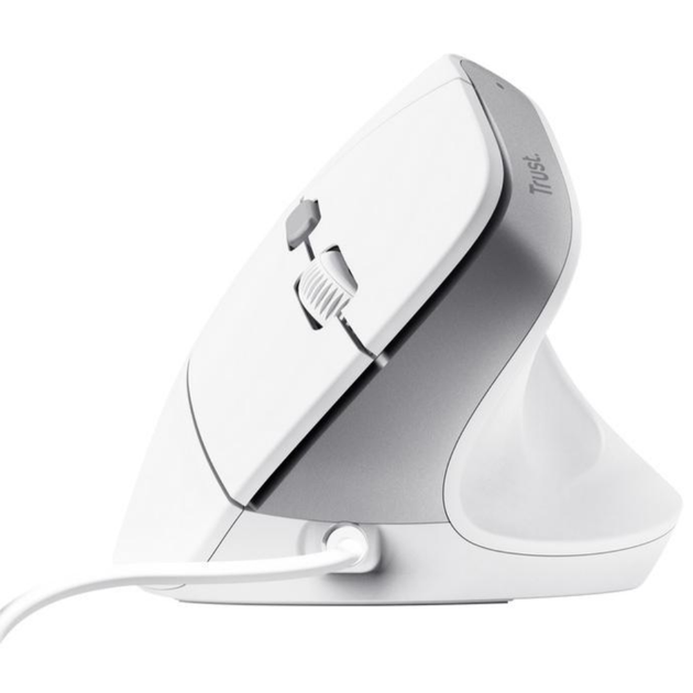 Компьютерная мышь вертикальная Trust Bayo II Ergonomic Mouse проводная Белый (25397) - изображение 4