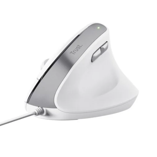 Компьютерная мышь вертикальная Trust Bayo II Ergonomic Mouse проводная Белый (25397) - изображение 5