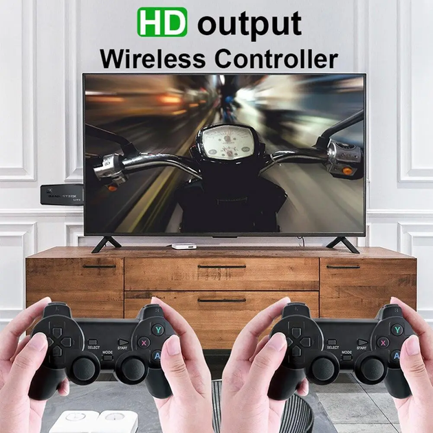 Ігрова приставка консоль CM8 64Gb 4K 2джойстики 10000ігор - зображення 5