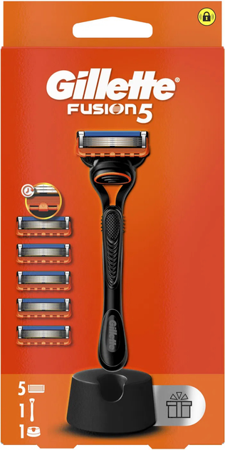 Pasek do golenia dla mężczyzn Gillette Fusion 5 z 5 wymiennymi wkładami (8700216356794) - obraz 2