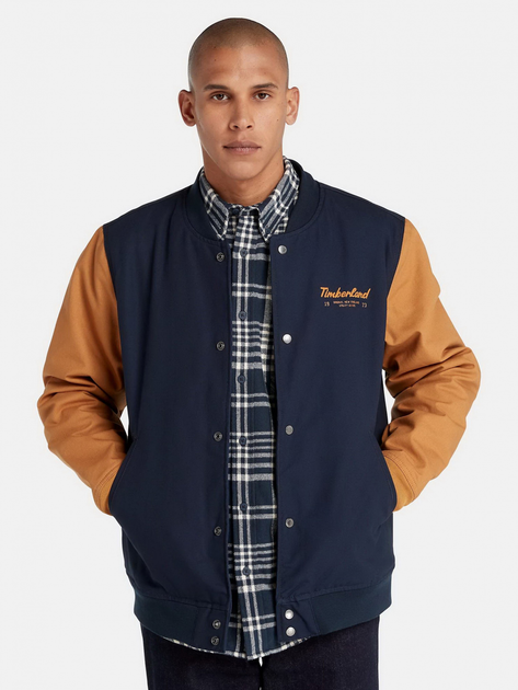 Бомбер чоловічий Timberland TB0A6G7N XXL Синій (196247881226) - зображення 4