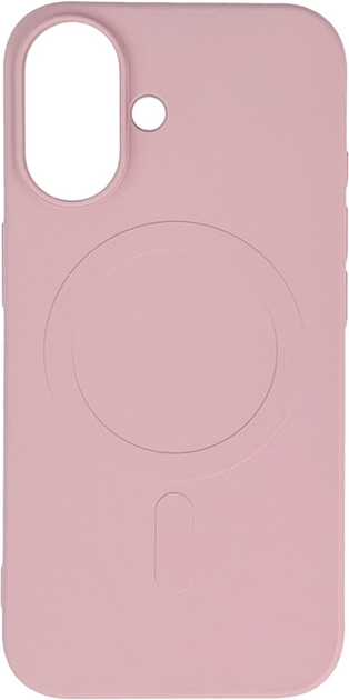 Панель Hurtel Liquid Silicone Case MagSafe для Apple iPhone 16 Plus Light Pink (5907769363405) - зображення 1