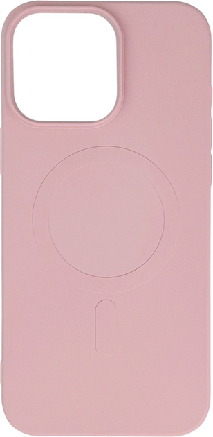 Etui Hurtel Liquid Silicone Case MagSafe do Apple iPhone 16 Pro Light Pink (5907769363399) - obraz 1