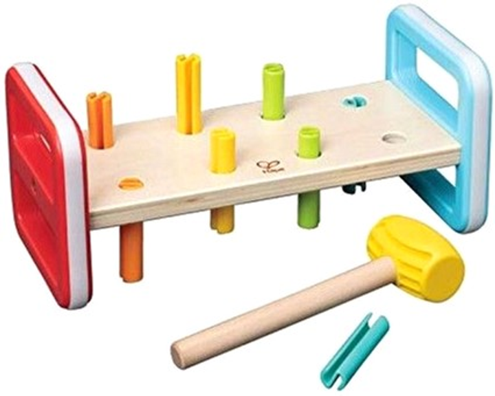 Tłuczek Hape Rainbow Pounder drewniany (6943478026421) - obraz 4