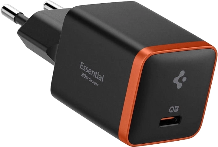 Ładowarka sieciowa Spigen ArcStation Essential Wall Charger 30W Black (ACH08448) - obraz 1